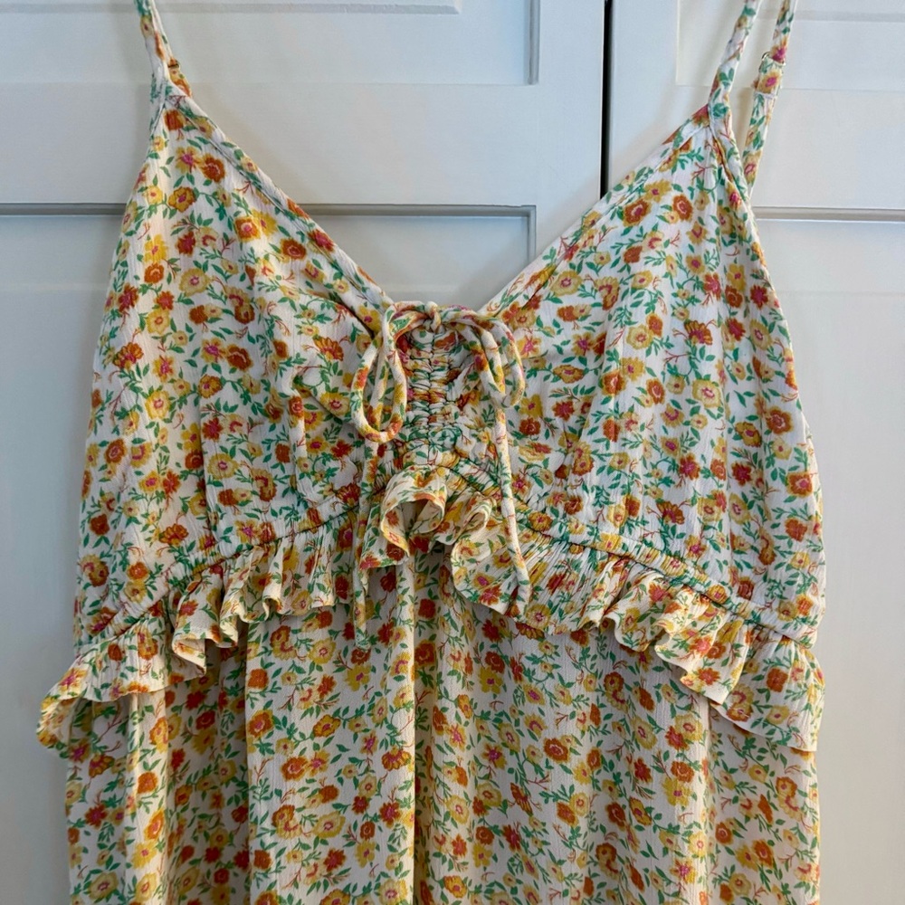 Billabong Floral Midi Dress - Size XL - Picture 2 of 4